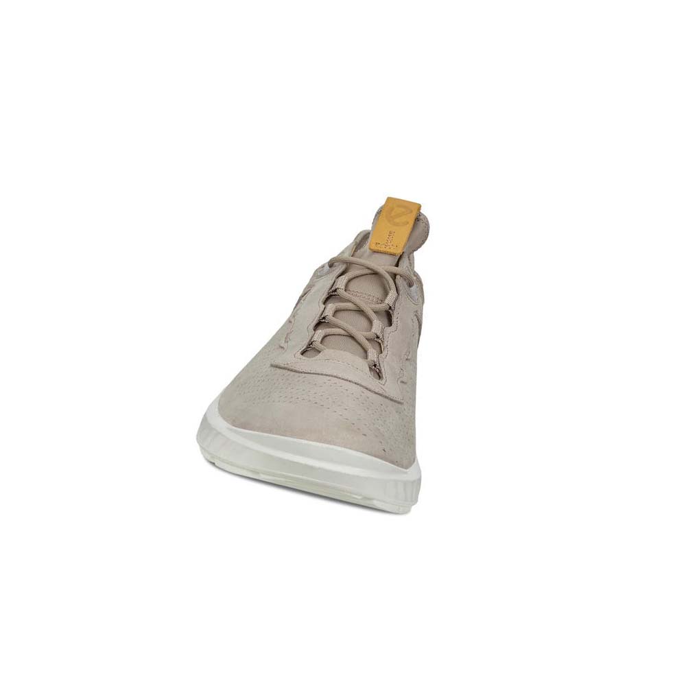 Men's Ecco St.1 Lite Sneakers Beige | Canada 652AHK